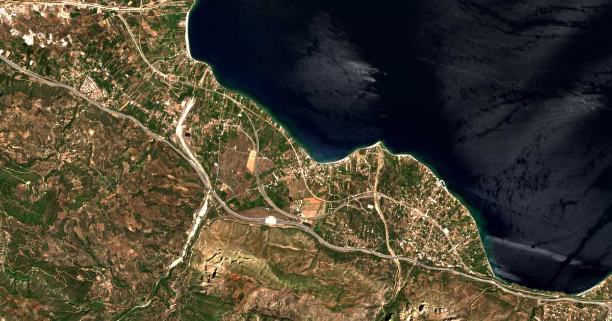 Mapa por satélite de Terpsithéa