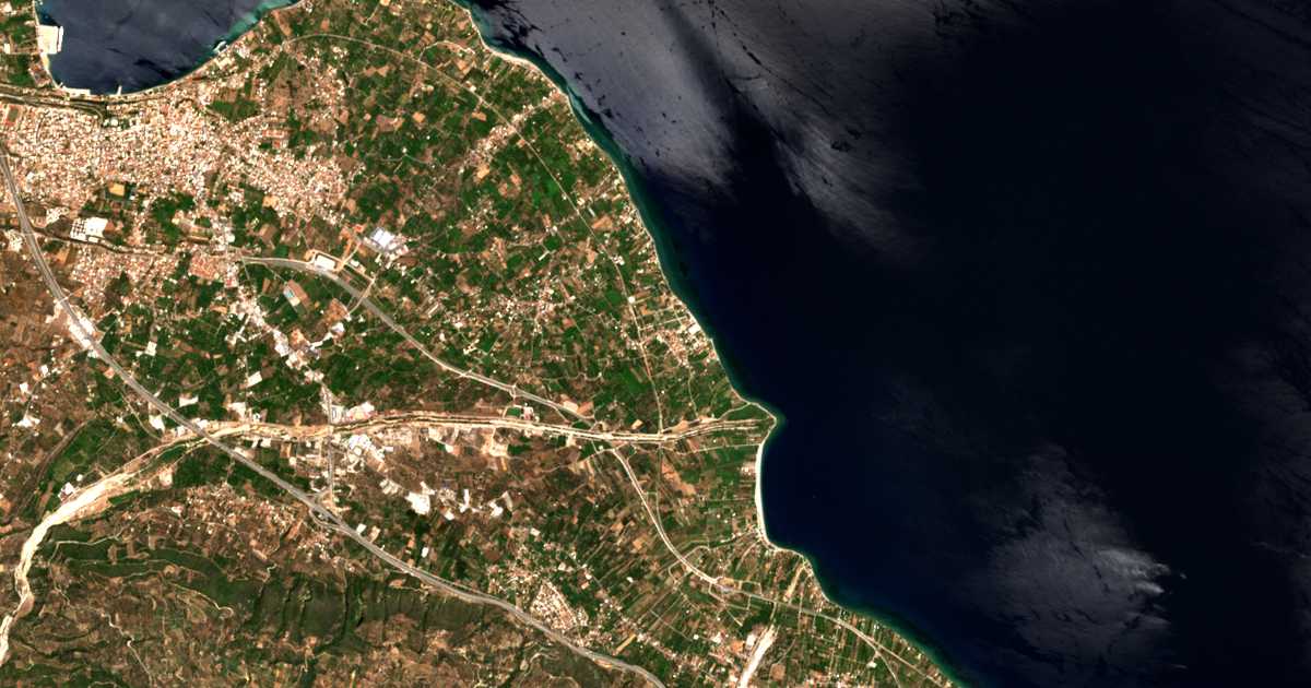 Mapa por satélite de Valimítika