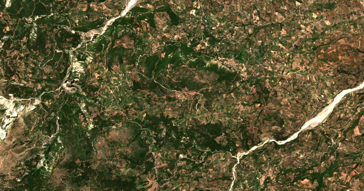 Mapa por satélite de Verínon