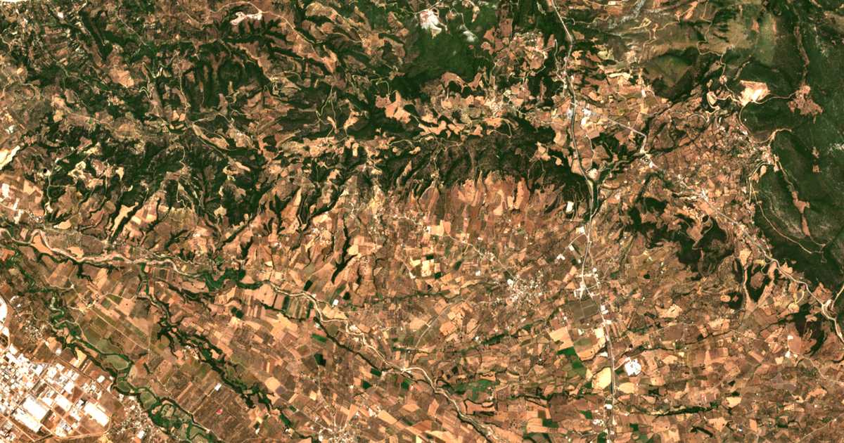 Mapa por satélite de Agriliá