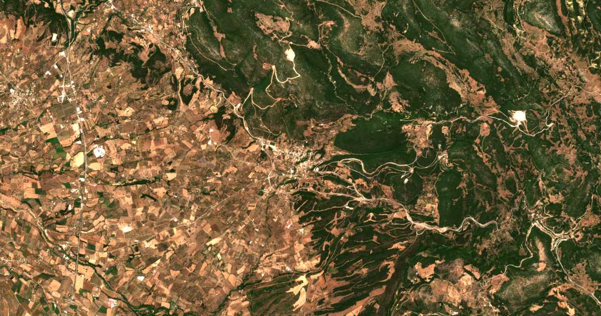 Mapa por satélite de Chalandritsa