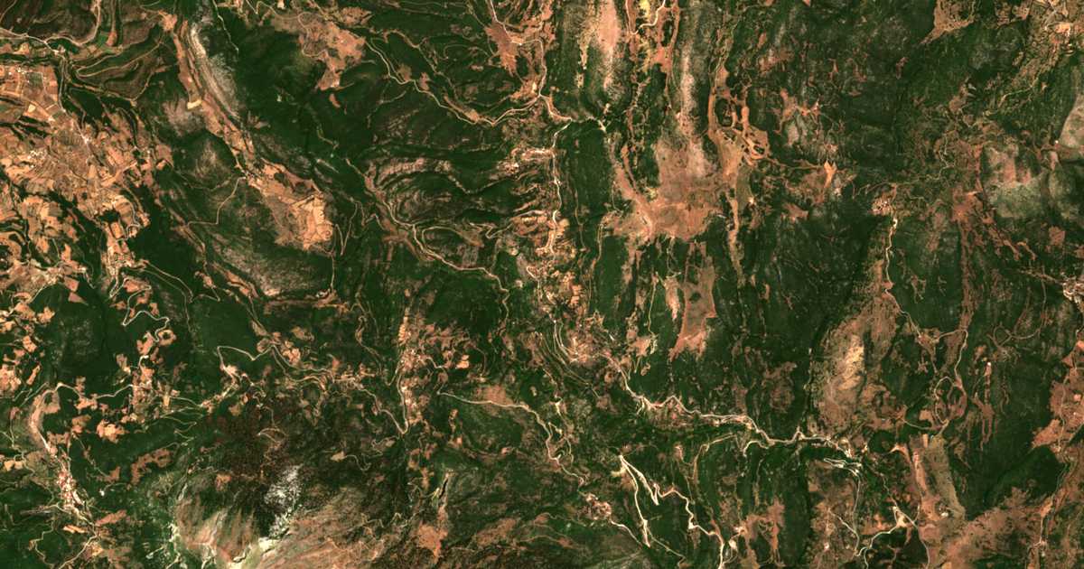 Mapa por satélite de Kálanos