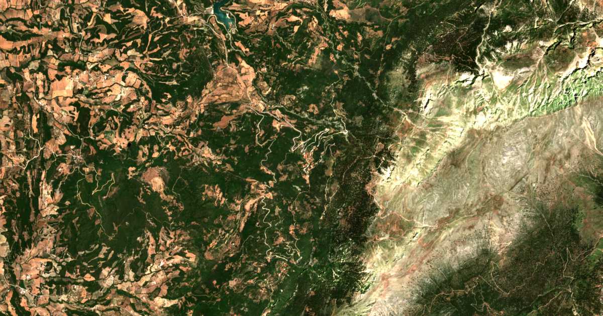 Mapa por satélite de Kaléntzion