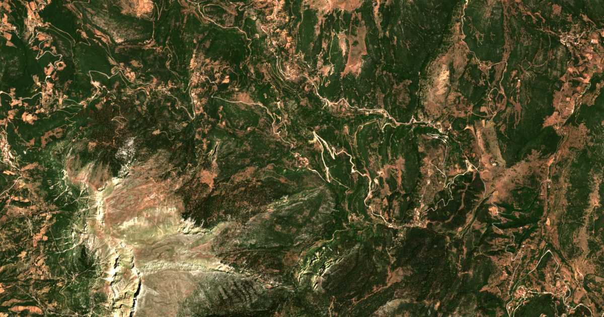 Mapa por satélite de Lakkómata