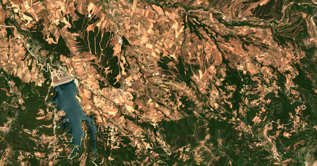Mapa por satélite de Áno Starochóri