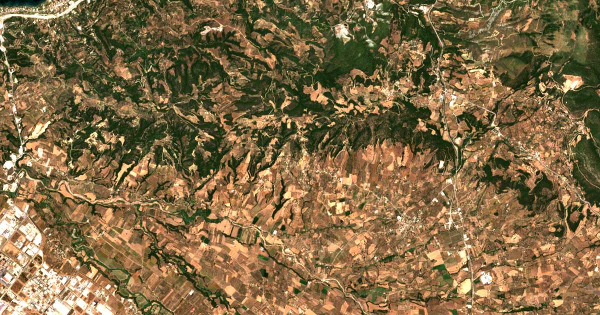 Mapa por satélite de Stefáni