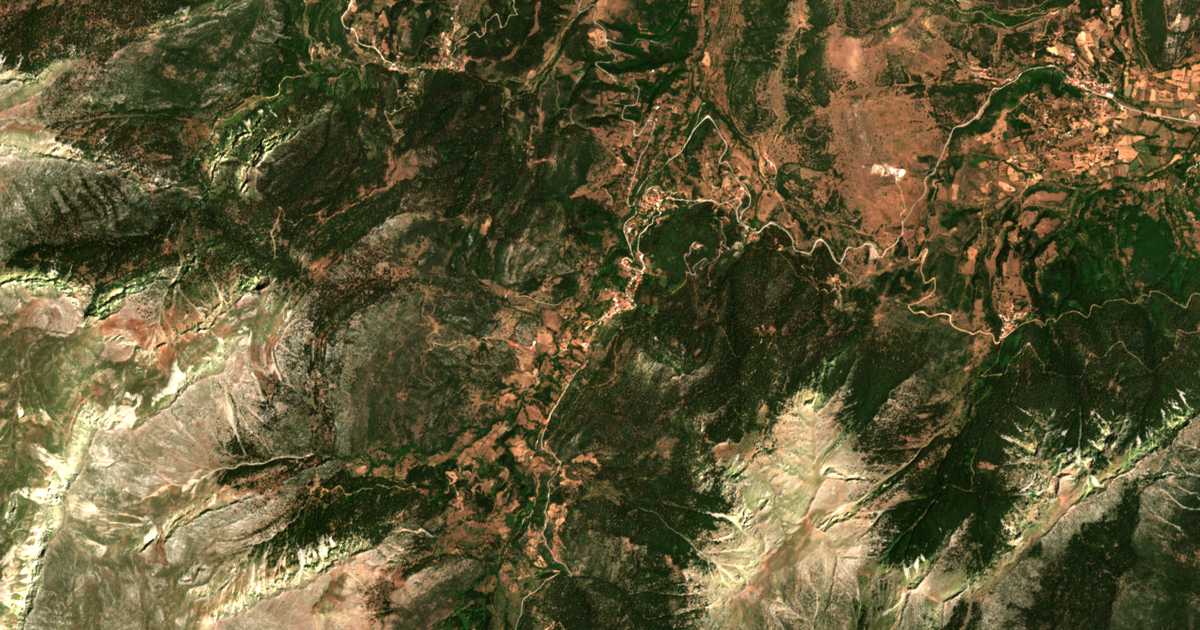Mapa por satélite de Áno Vlasía
