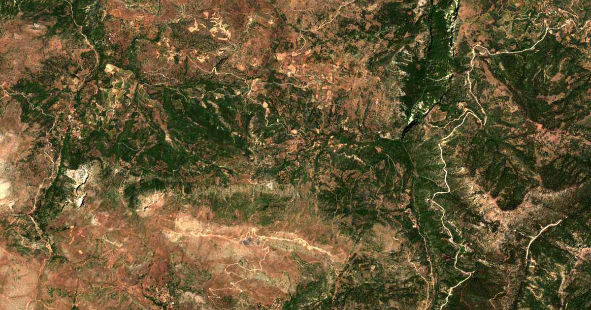 Mapa por satélite de Doumená