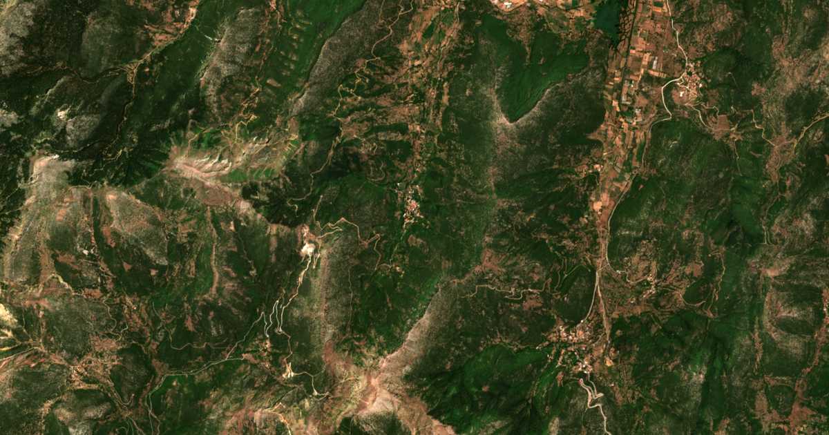 Mapa por satélite de Kallifónion