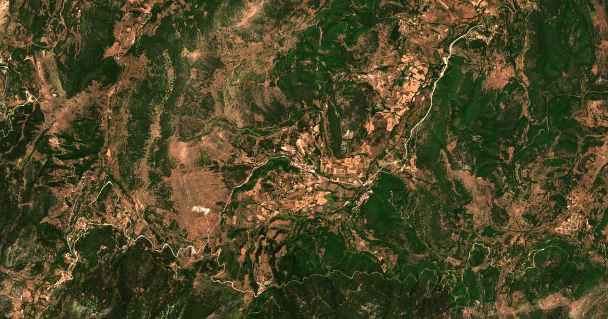 Mapa por satélite de Manésion