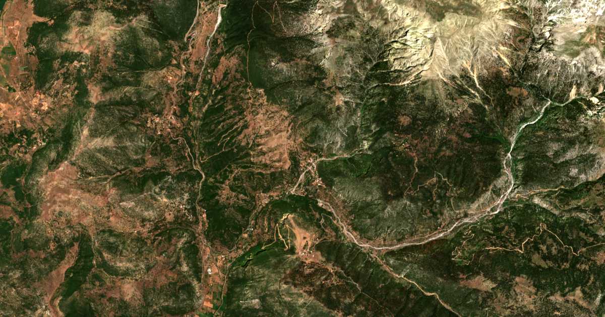 Mapa por satélite de Planitéron