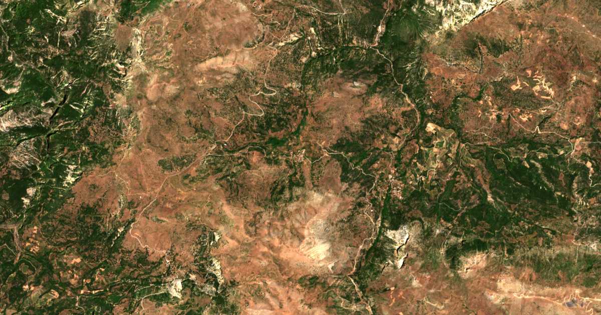 Mapa por satélite de Válta