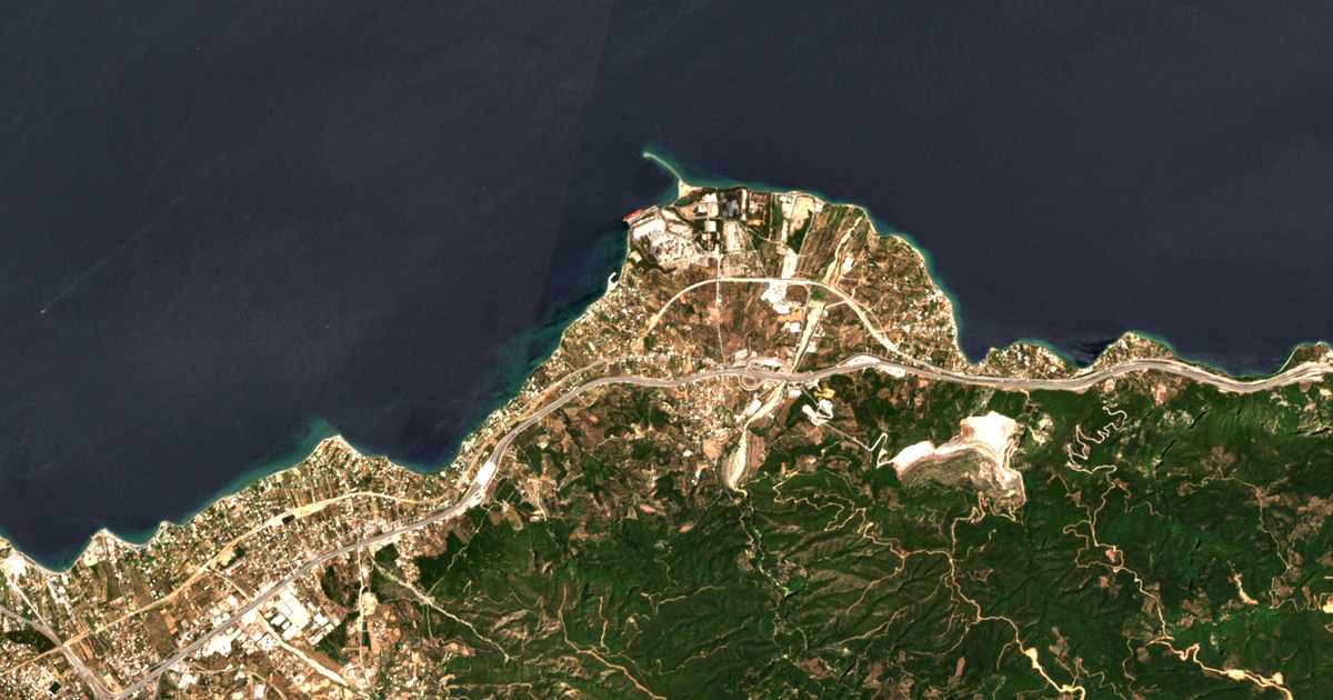 Mapa por satélite de Arachovítika