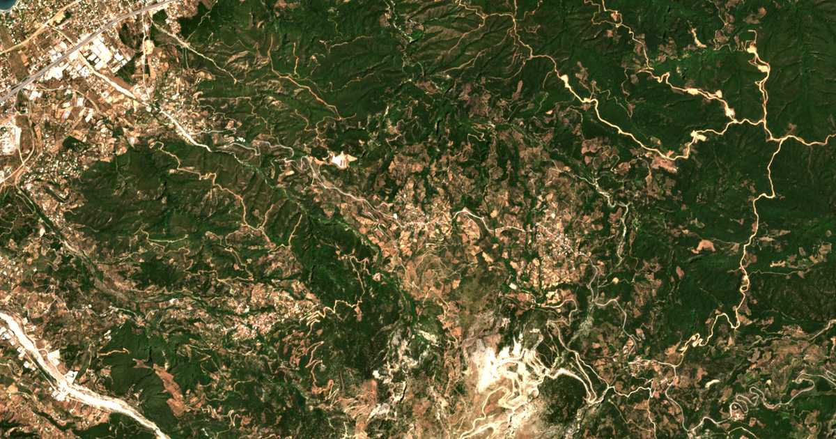 Mapa por satélite de Argyrá