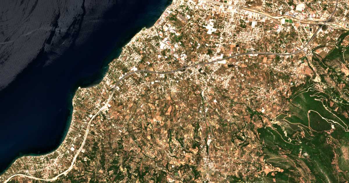 Mapa por satélite de Chantziliákon