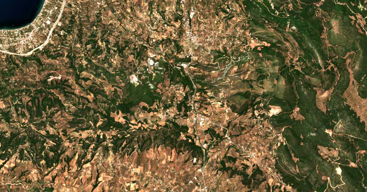 Mapa por satélite de Lygiaí