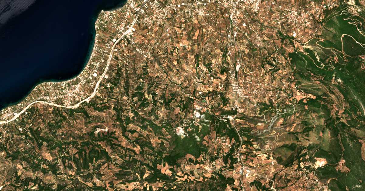 Mapa por satélite de Pavlókastron
