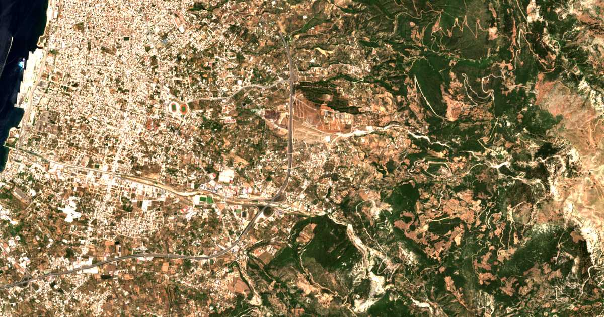 Mapa por satélite de Ryáki