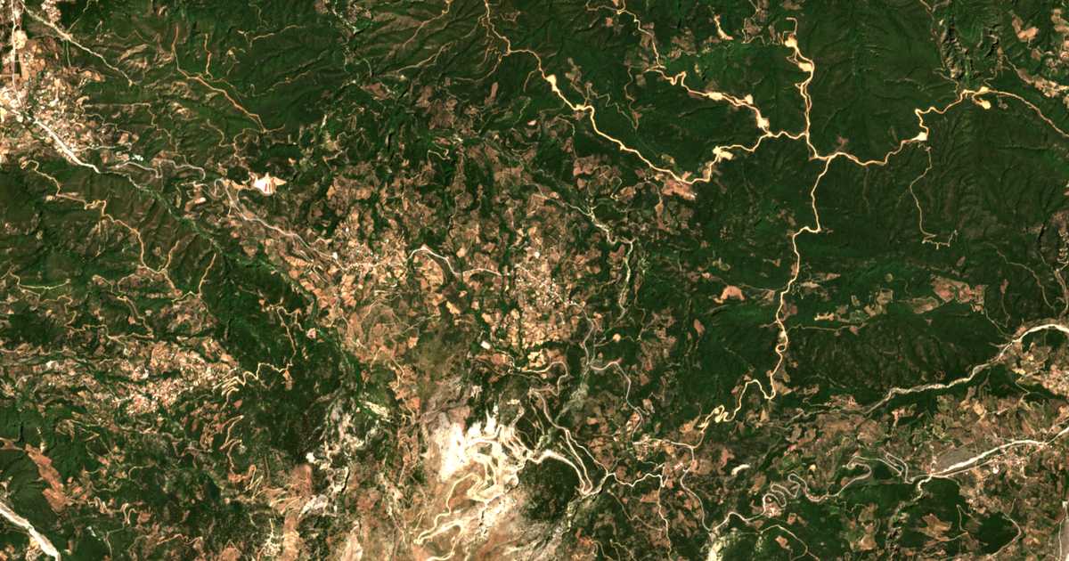 Mapa por satélite de Sellá