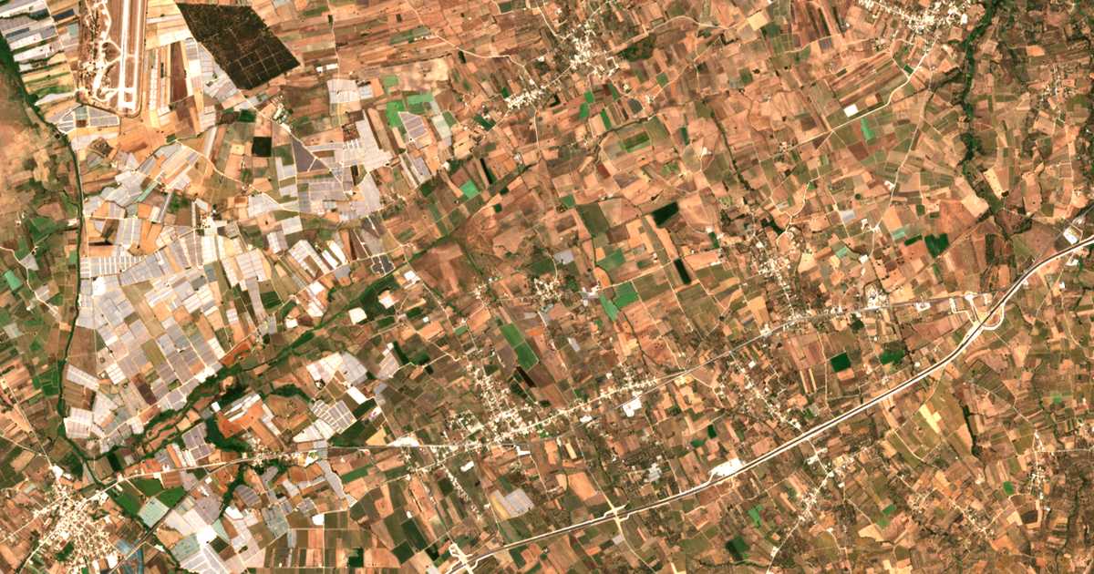 Mapa por satélite de Apóstoloi