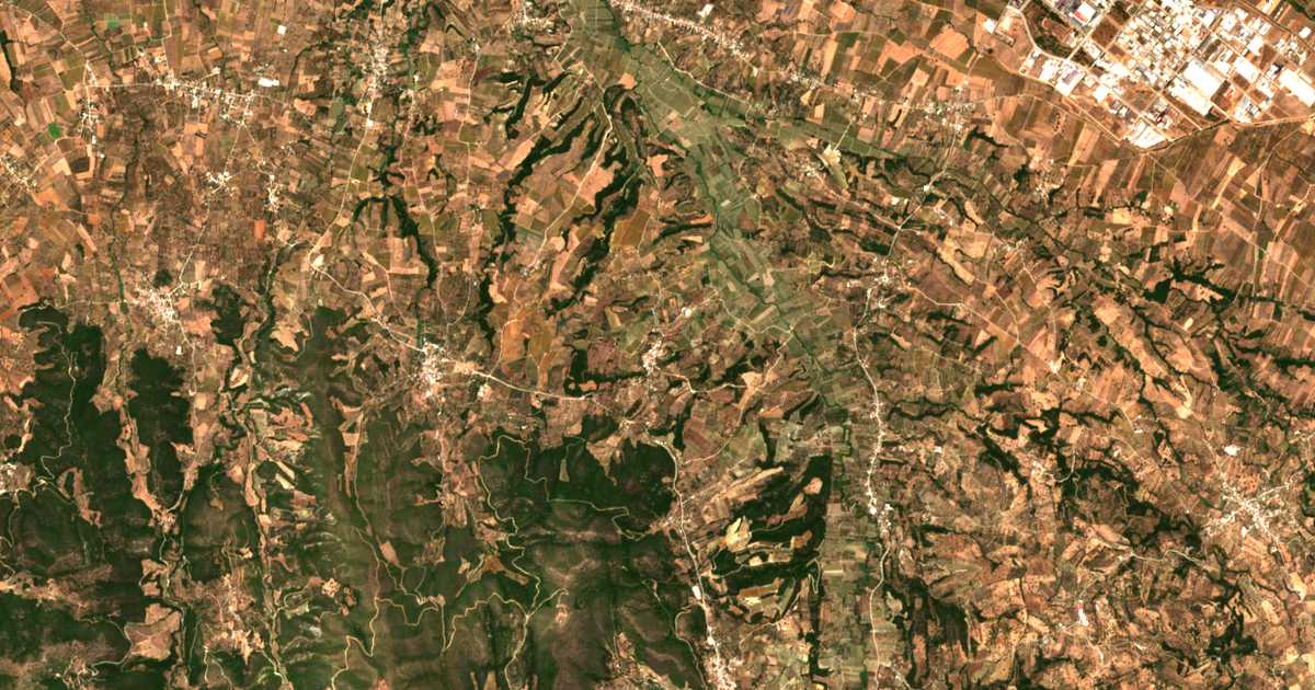 Mapa por satélite de Fóstaina