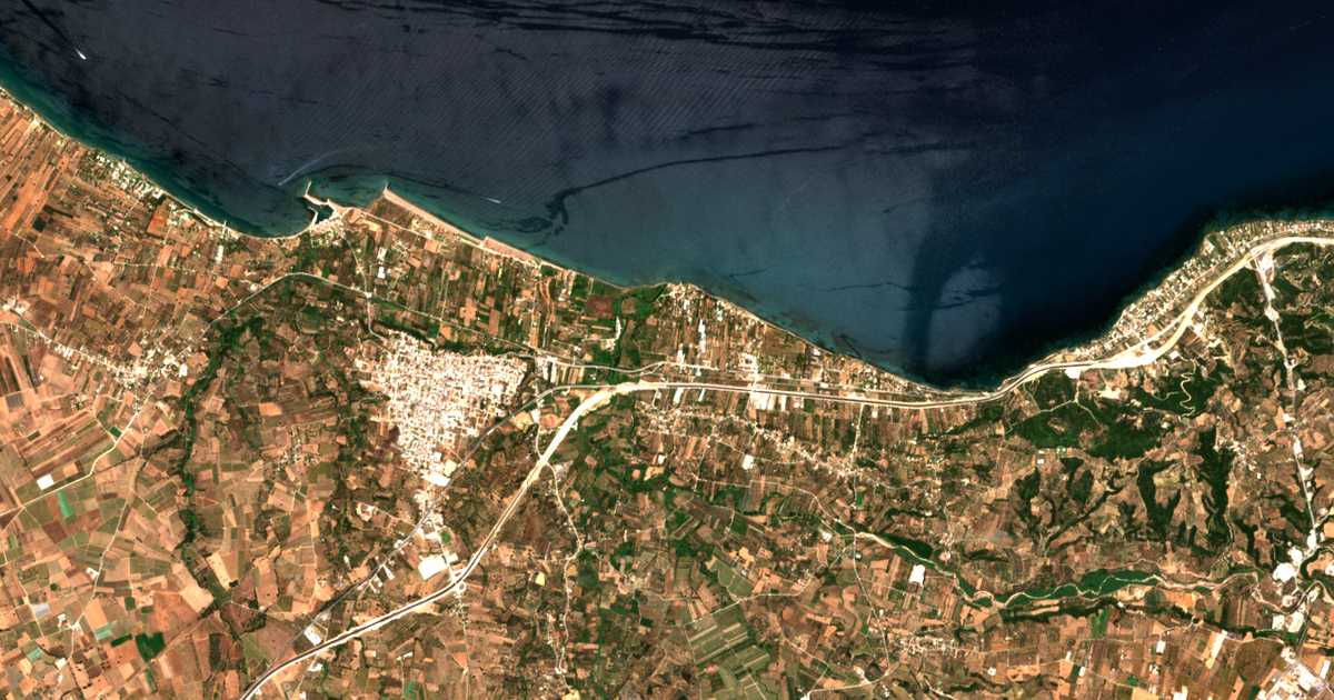 Mapa por satélite de Gialós