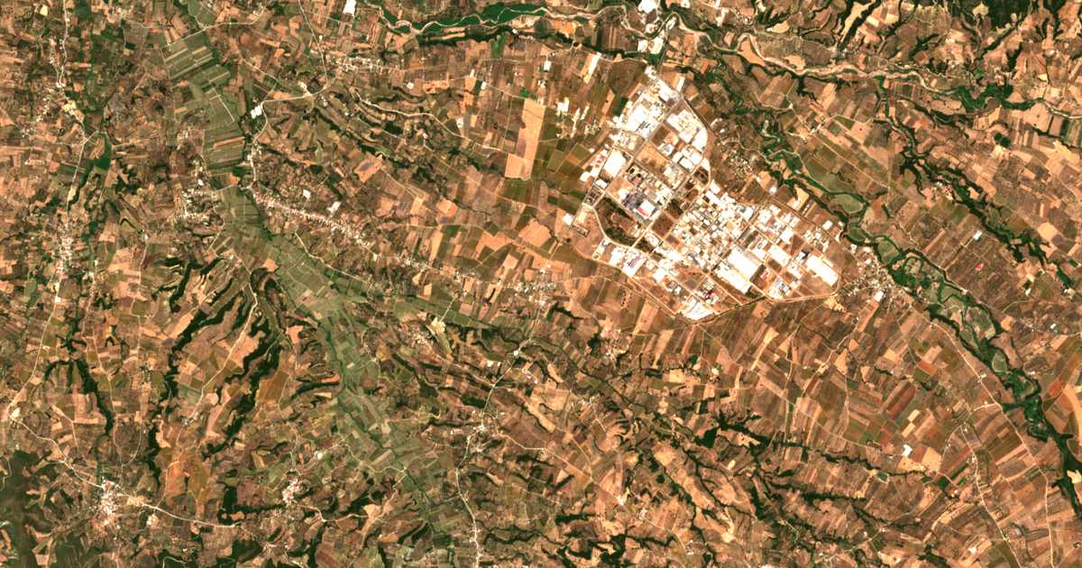 Mapa por satélite de Kalamákion