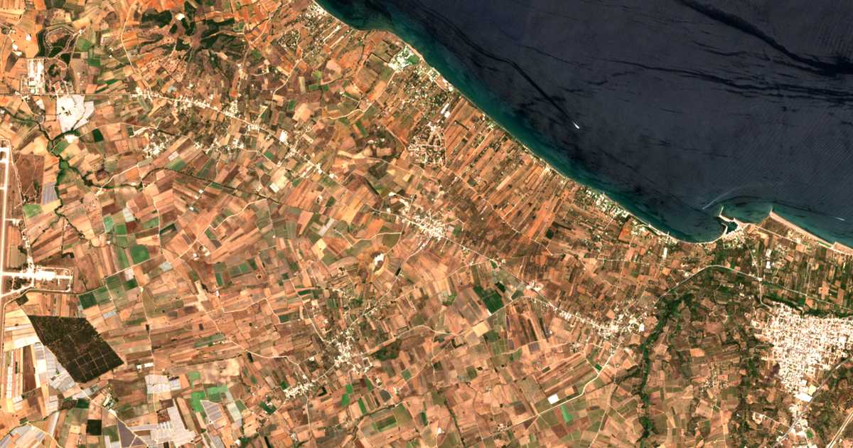 Mapa por satélite de Kalamákion