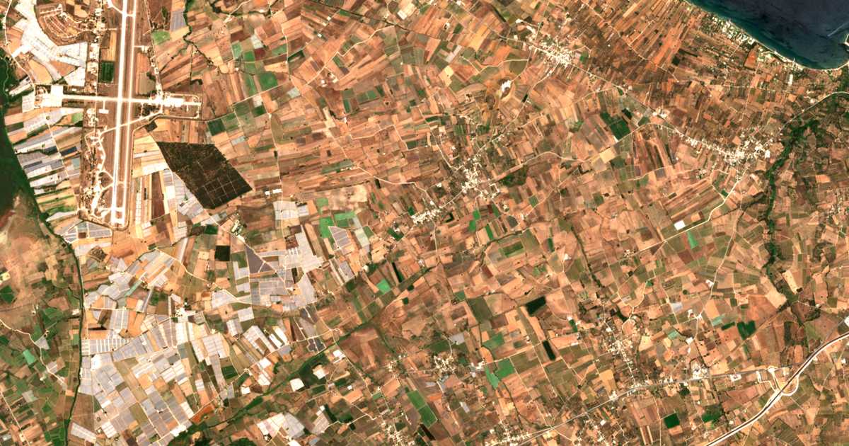 Mapa por satélite de Káto Limnochórion