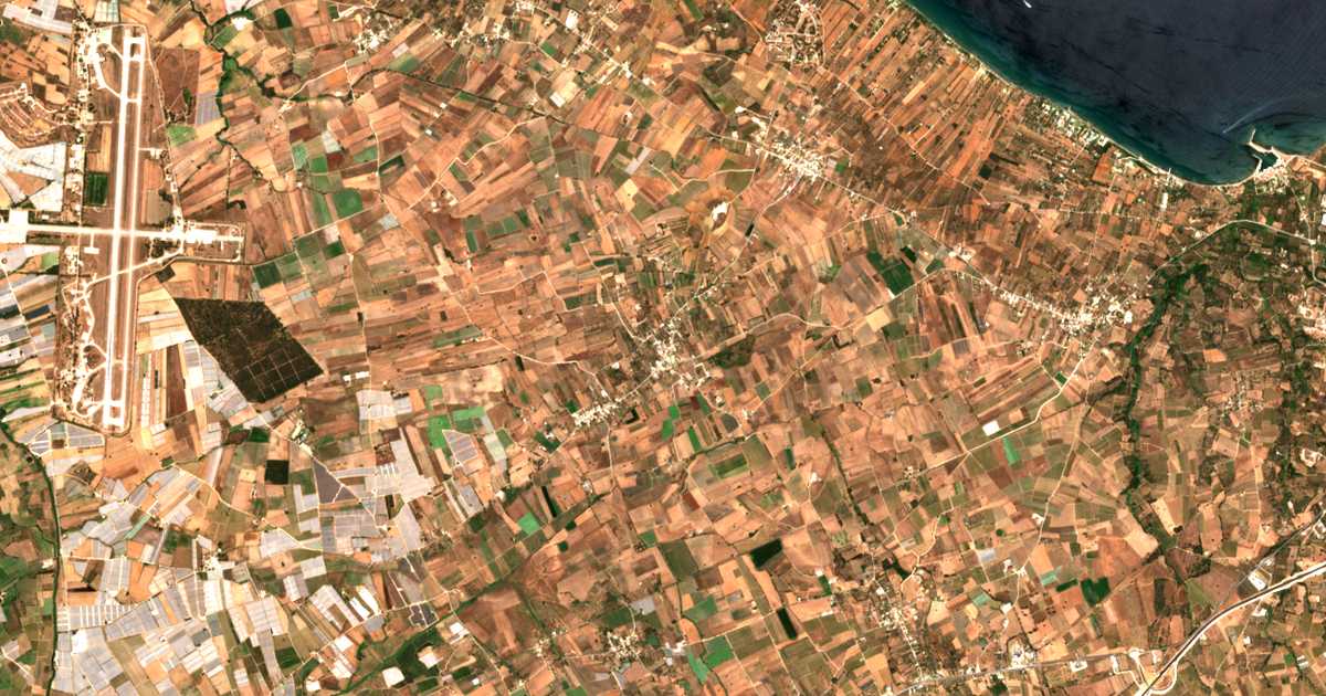 Mapa por satélite de Limnochórion