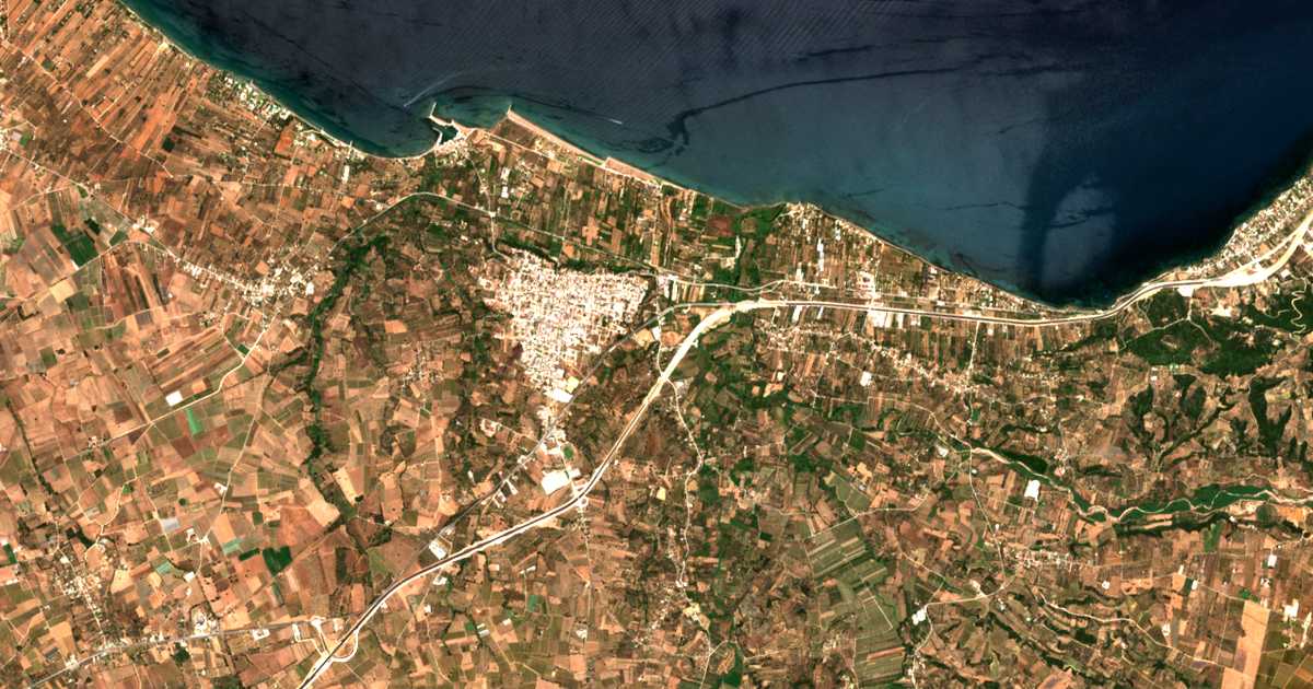 Mapa por satélite de Píso Sykéa