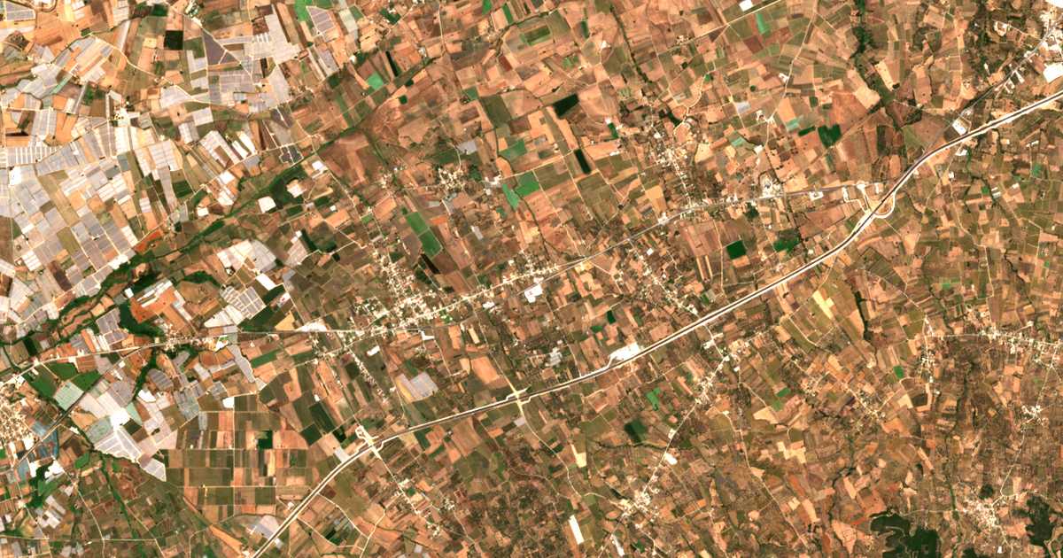 Mapa por satélite de Ráchi