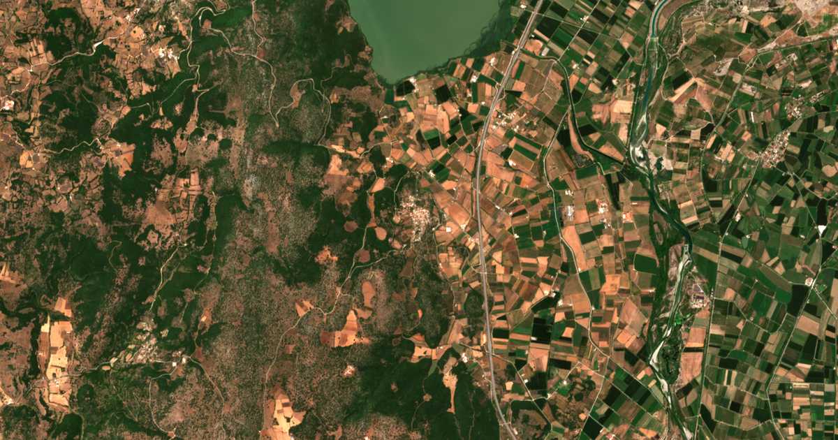 Mapa por satélite de Gouriótissa