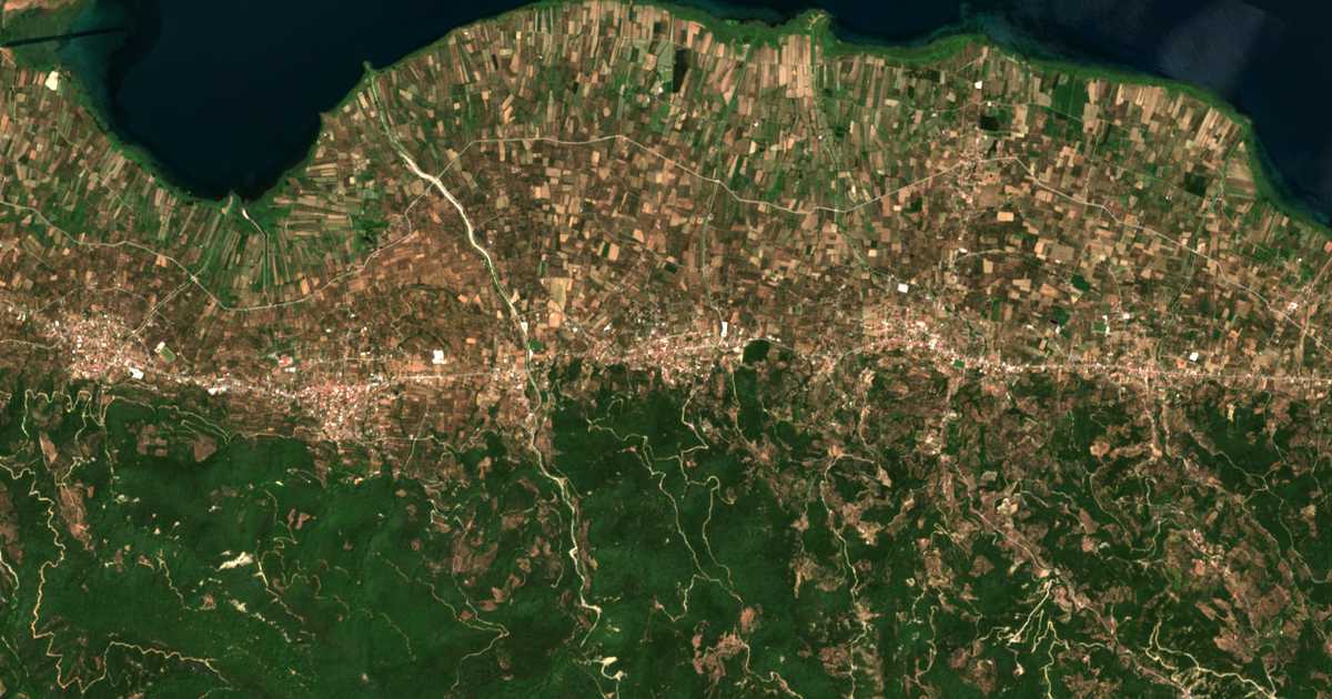 Mapa por satélite de Grammatikoú