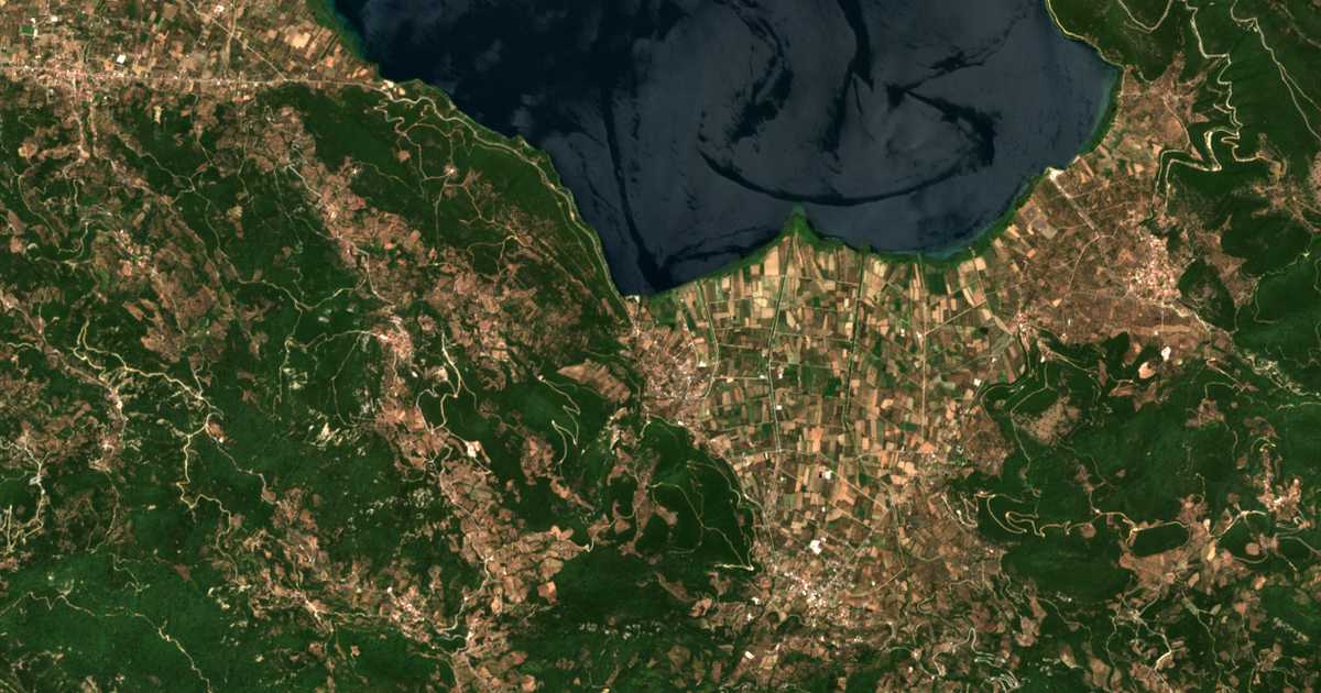 Mapa por satélite de Kapsoráchi