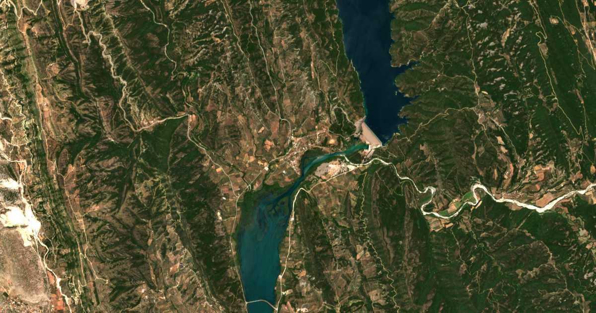 Mapa por satélite de Kastrákion