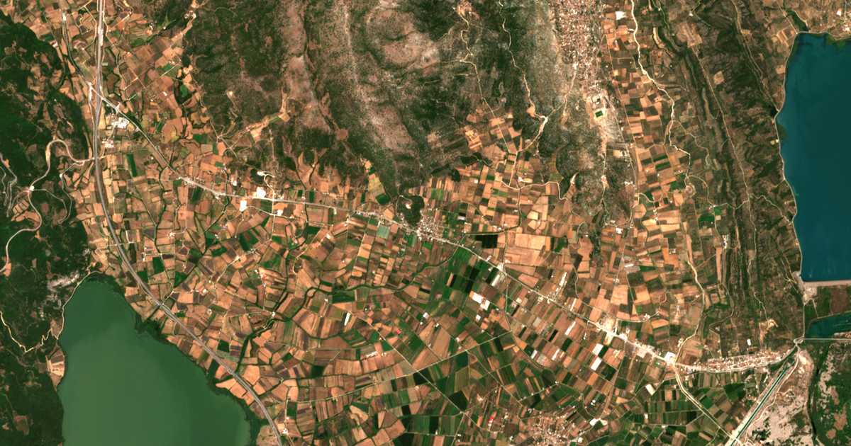 Mapa por satélite de Kypséli
