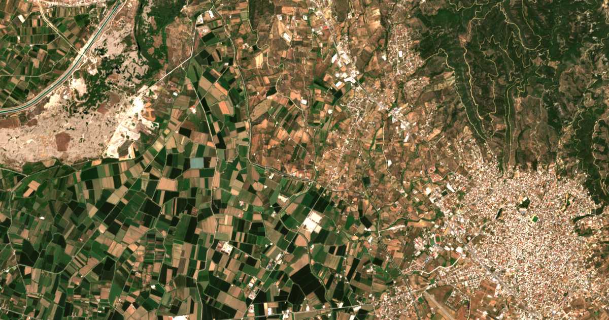 Mapa por satélite de Megáli Chóra