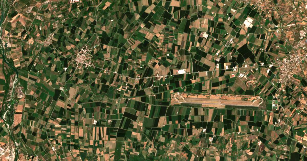 Mapa por satélite de Plátanos