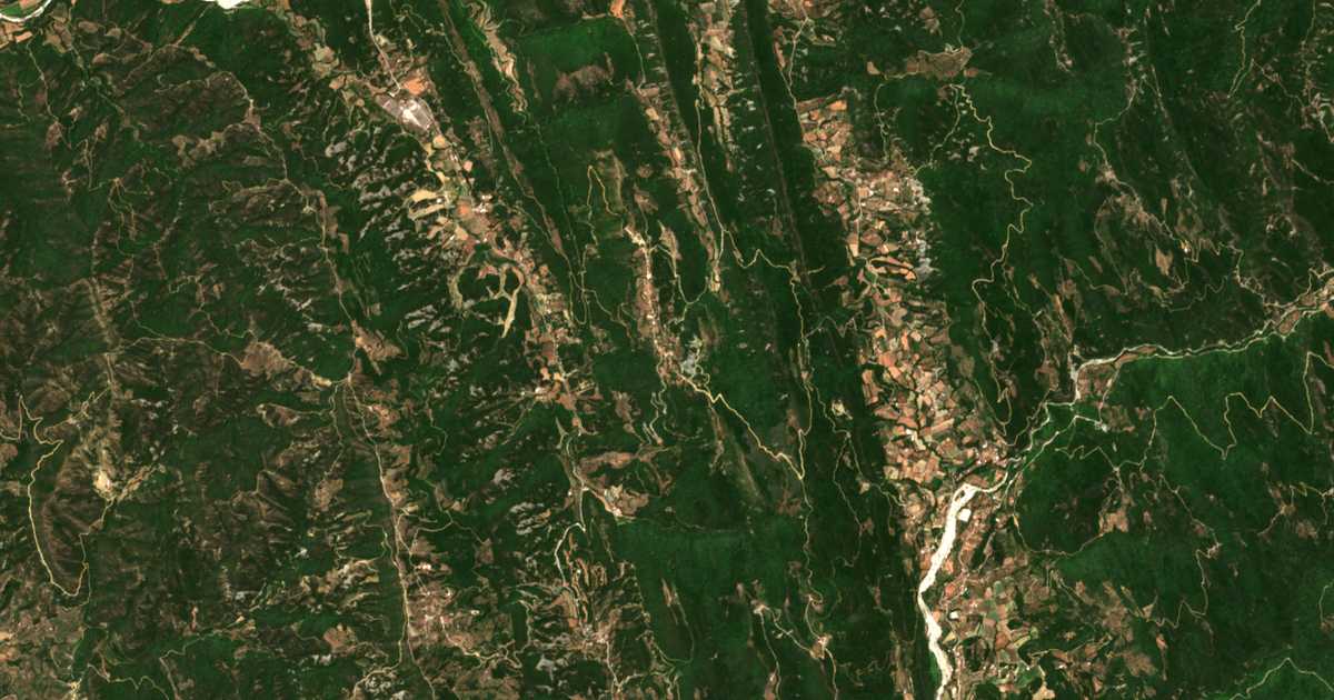 Mapa por satélite de Skoutesiáda