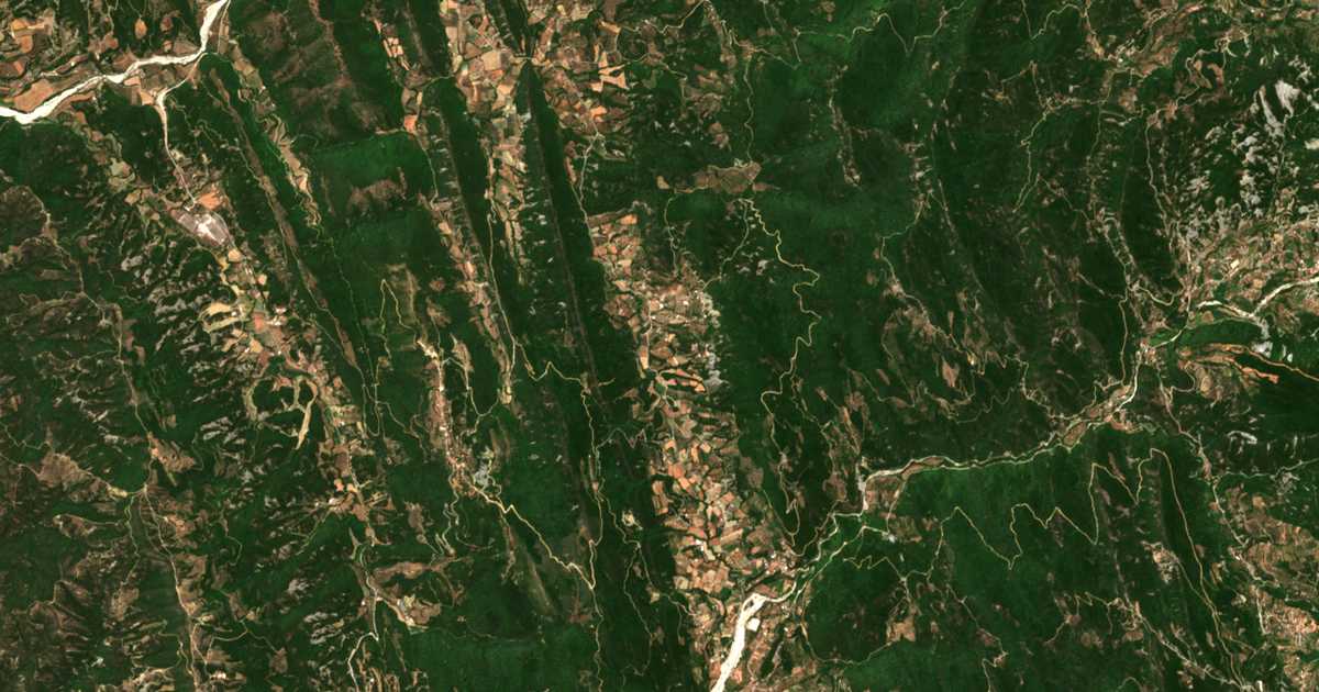 Mapa por satélite de Stamatogiannaíika