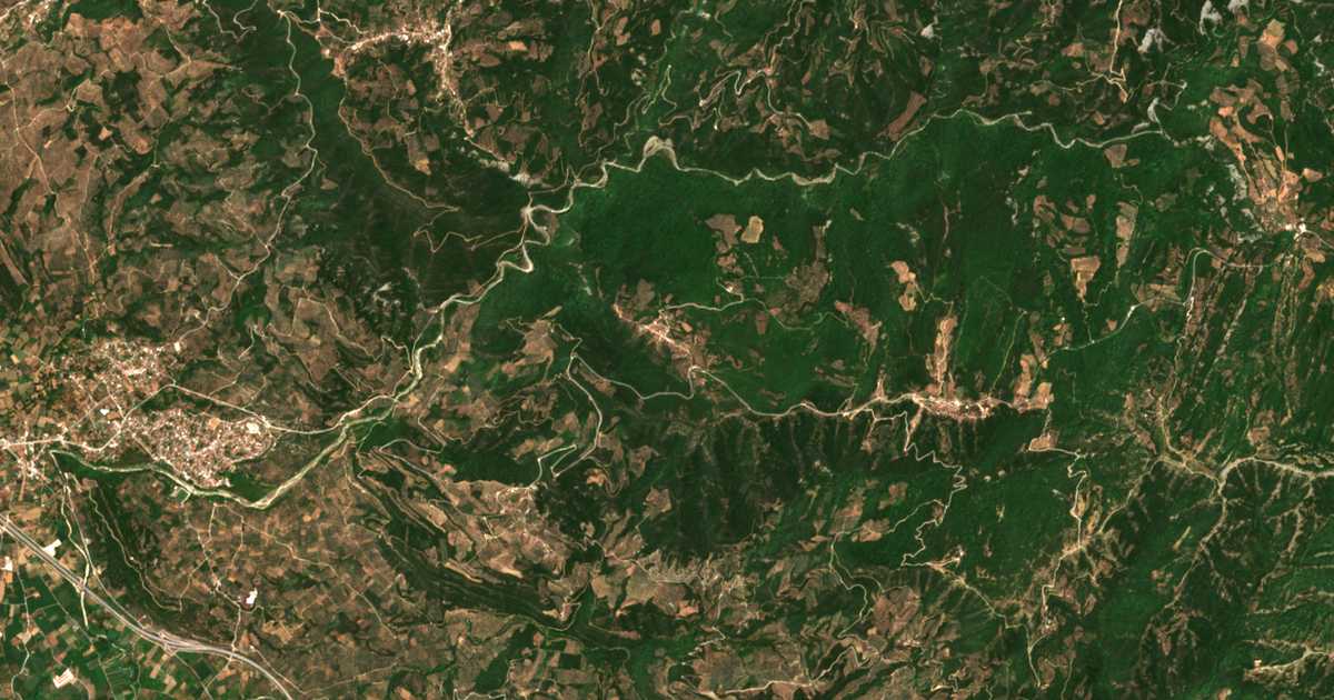 Mapa por satélite de Chrysorráchi