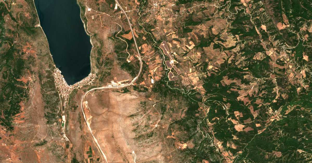 Mapa por satélite de Falangiás