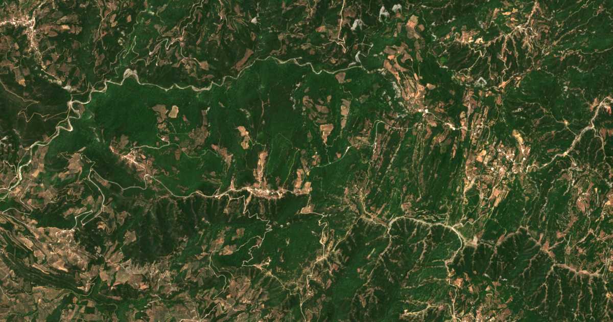 Mapa por satélite de Floriáda
