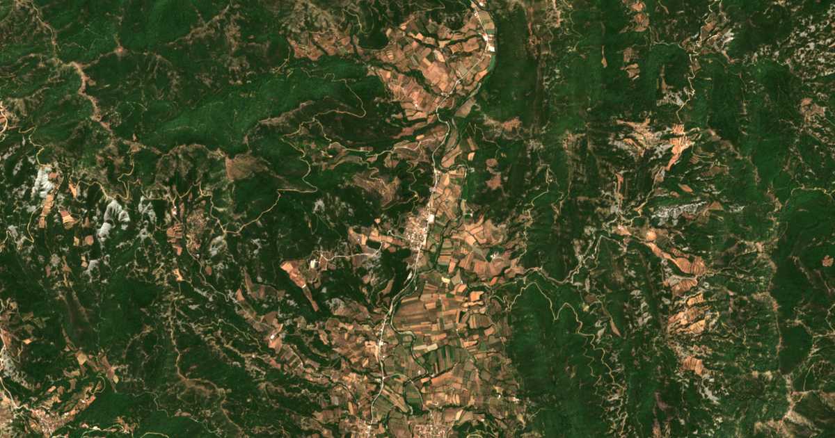Mapa por satélite de Néa Malesiáda