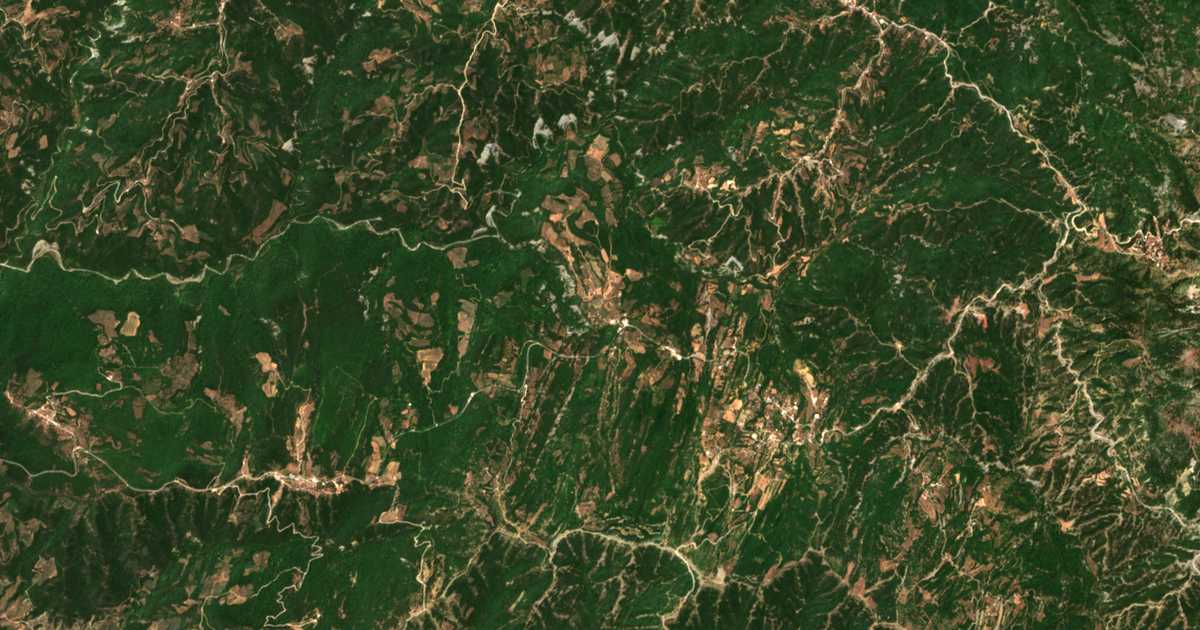 Mapa por satélite de Palaiá Floriáda