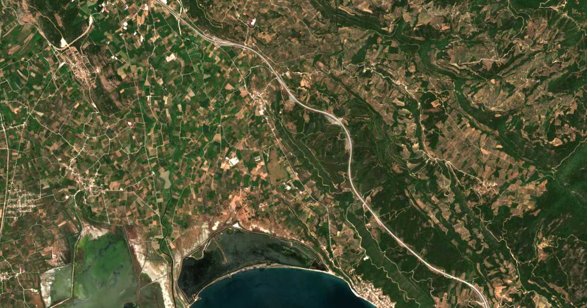 Mapa por satélite de Sykoúla