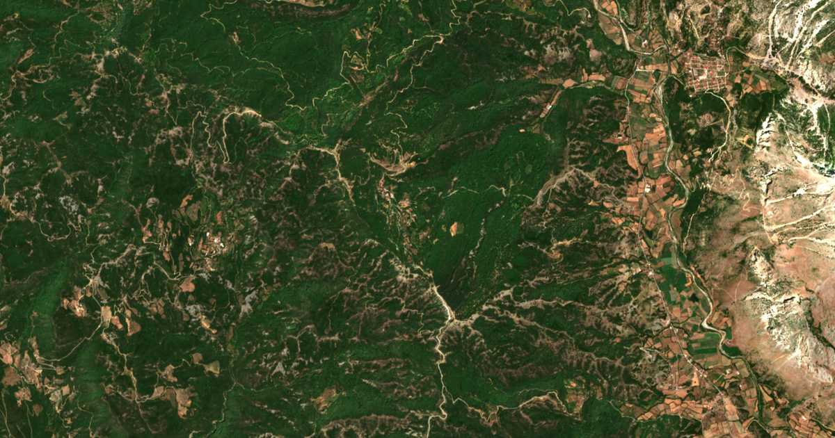 Mapa por satélite de Stathás