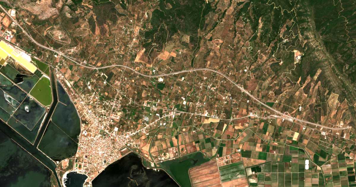Mapa por satélite de Arvanitaíika