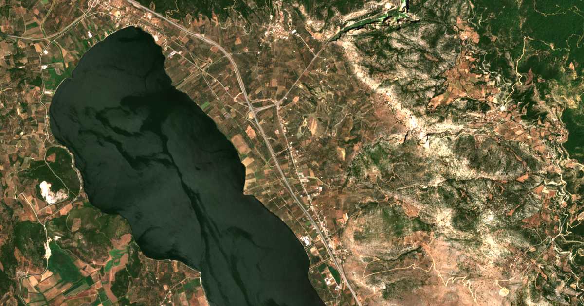 Mapa por satélite de Chalíkion